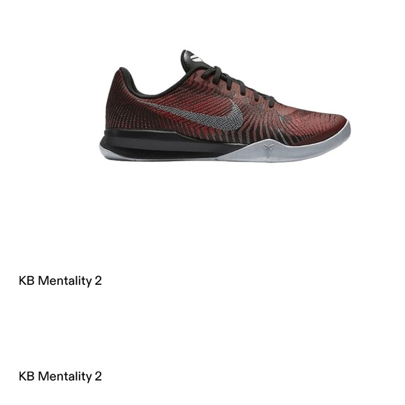 Nike Kobe KB Mentality 2 in dark red. Size 8.5! - Picture 9 of 9